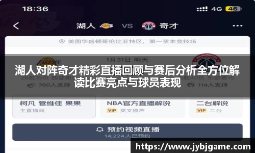 湖人对阵奇才精彩直播回顾与赛后分析全方位解读比赛亮点与球员表现